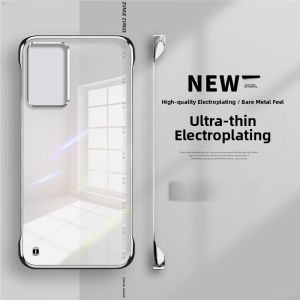 Ultra Thin Frameless Magnetic Absorption Samsung Note20 Ultra Phone Case Galaxy Protective Cover Limited Edition Hard Shell Electroplated