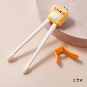 Baby Chopsticks Set for Children Training Fork And Spoon Utensils Portable PP Material Suitable for 0-3 Years Old Kids