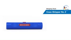 WEICON Coax Stripper No. 2 for coaxial cables Dismantling plier for SAT and antenna cable 48-75 mm Ø