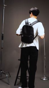 Ransel leptop pria bahan kulit premium waterproof / GAGA