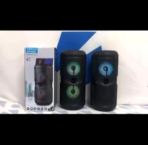 KTX-1259 8 Inch Rechargeable Wireless Bluetooth Speaker Karaoke with BT/TF Card/USB/FM With wired microphone