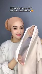 PASHMINA INNER BANDO OVAL JERSEY/ HIJAB PASMINA INNER JERSEY/ PASHMINA OVAL BANDO