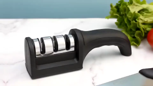 3in1 Alat Pengasah Pisau dan Gunting 3Slot Asahan Cepat & Tajam Asah Pisau Dapur Knife Sharpener Serbaguna 3 step new