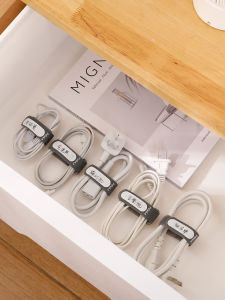 Magic Tape Cable Organizer Labelled Computer Power Cord Network Cable Data Cable Fixing Sorting Tool Household Office Use