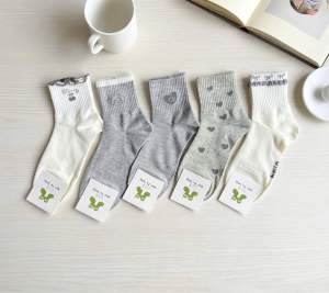SET 5 ĐÔI TẤT VỚ NỮ CAO CỔ MÃ 17 DÀNH CHO NỮ