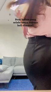 Rok Span Pendek Hitam Rok Kerja Wanita Rok Scuba Rok Kerja Formal