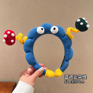 Băng Đô Búi Tóc Nhún Nhảy Hình Con Mắt Lớn Cho Bé Gái 2025 Băng Đô Nhún Nhảy Hình Dễ Thương Mới Quần Áo Trẻ Em Mùa Xuân Hè