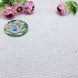 6 Sets of Artistic Painted Wooden Anti-Slip Coasters with Iridescent Tree Patterns Suitable for Kitchen Decoration