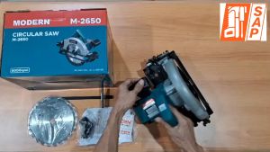 MODERN M2650 Mesin Circular Saw 7 Inch Gergaji Listrik Circle Potong Kayu M-2650