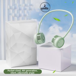 Portable Neck Fan Mini Outdoor Convenient Summer Cooling Tool Easy to Carry Lightweight Hanging Neck Design Fan for Everyone