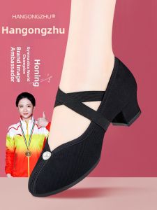 HANGONGZHU | Indoor Outdoor Low Heel Training Dance Shoes