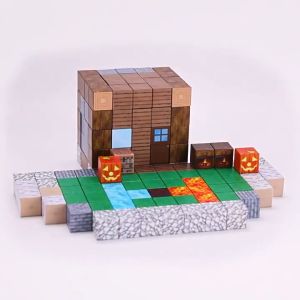 134PCS Toys Model My World Building Block Toys For Kids Classic Figures DIY Educational Toys Kid Gifts My World Bricks
