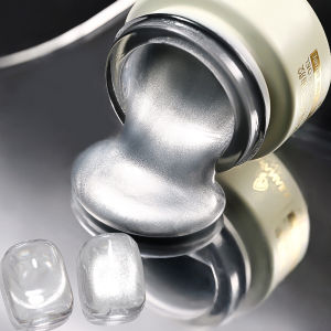 8ml White Elf Cats Eye Nail Polish Gel Dynamic Glass Bead Magnetic Gel Polish Semi Permanent Soak Off UV/LED Manicure Varnish &