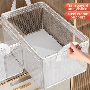 Transparent Closet Organizer Storage Box