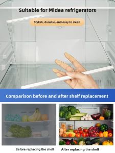 BESSGROUP | Dual Door Refrigerator Shelf Tempered Glass