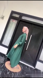 Tebus Murah Akhir Tahun Cuci Gudang 1pcs cuma 25k | GAMIS HITAM POLOS ELEGANT TERLARIS LEBARAN 2025