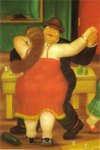 BILIBILI | Oil Painting By Numbers Kits Abstract Fat Man Style Number Drawing Canvas DIY Pictures By Numbers Home Decor