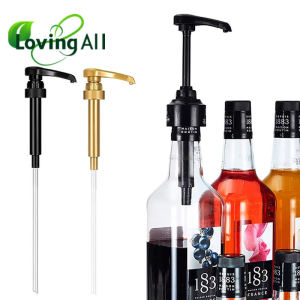 1PCS Coffee Milk Tea Dispenser Syrup Pump Liquid Dispenser For Monin Syrup 10ml Juice Bottle Dispenser Pump Kitchen Tool