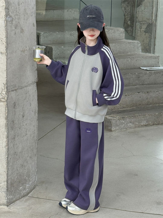 MPW%20%7C%20Chic%20Embroidered%20Girl's%20Set%20for%20Mid-to-Large%20Children%20Spring%20Autumn%20-%20Image%202