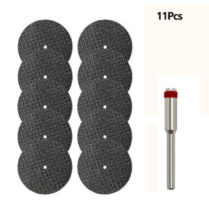 11/27Pcs Circular Saw Blade Wheel 32mm Metal Cutting Disc Grinder Rotary Tool for Metal Plastic Abrasive Cutting Disc