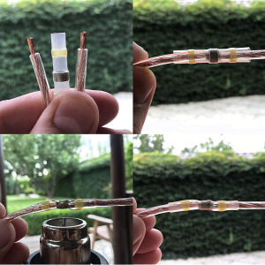 AmoKi 50PCS Solder Seal Wire Connector Waterproof Heat Shrink Middle Connection Terminal Combination Box