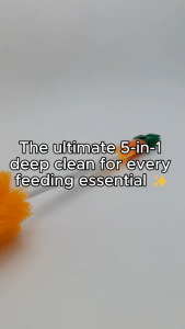 5 in 1 Bottle Gap Cleaner Brush Multi-Purpose Bottle Cleaning Tool Long-Handled Straw Brush