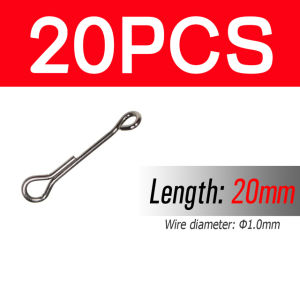[20PCS] Sculpin Mask Fly Tying Material Hook Shank Articulated Fish Spine 10mm 15mm 20mm 25mm 30mm 35mm 40mm 45mm 50mm 55mm