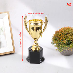[TG835]1Pcs Mini Plastic Award Trophy Children Winner Gold Trophies Toys For Kids Reward Carnival Competition Party Prize Favors
