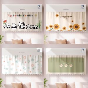 Summer Air Conditioner Windshield 1.5P Horse New Hanging Machine Air Conditioning Cover Windproof Curtain Home Fabric Protection
