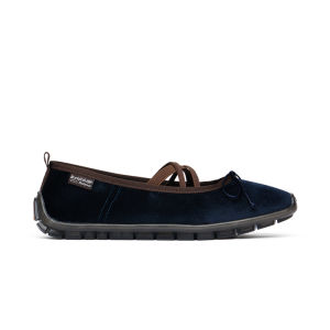 Vintage Velvet Ballet Flats for Women