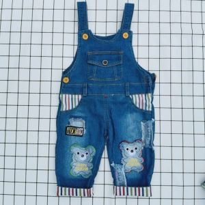 IENENS Baby Overalls Toddler Boys Jeans Pants 0-3 Years Dungarees Infant Bottoms Spring Autumn Girl Clothes Cartoon Jumpsuit