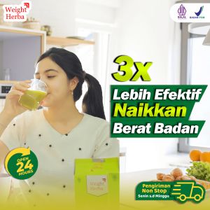 Weight Herba 2 Box -  Penggemuk Berat Badan Berisi 100% Susu Herbal Alami | 200gr