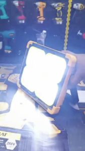 BUY 1 TAKE 1 Solar portable emergency light Outdoor waterproof ip67 solar light Camping light 3000W charging light Mobile power warning light USB rechargeable