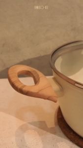 Roschel Beneta White Marble Coating Non-Stick Casserole 20  24 cm + Tutup Kaca Panci Wajan Penggorengan Dutch Oven Anti Lengket Induksi Putih