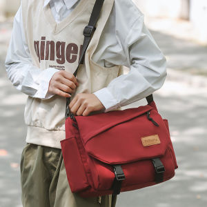 กระเป๋าถือสะพายข้างแบบสะพายข้างสำหรับเดินทางและเรียนรู้ ความจุขนาดใหญ่ กระเป๋าถือแบบ Tote ดีไซน์เรียบง่ายสำหรับผู้ชายและผู้หญิง