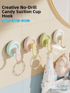 YUHANG | Strong Vacuum No-Drill Adhesive Hook for Kitchen Bathroom Wall