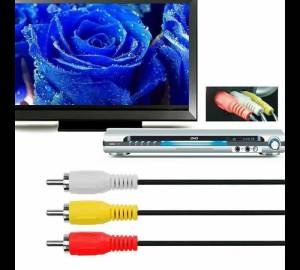 HDMI-compatible Male to 3 RCA Audio Video AV Component Cable Quickly Connects Transfers Signals From HDMI-compatible to RCA Port