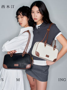 Versatile Westwood Boston Bag Underarm Small Size Casual Commuter Bag for Women with Zipper Closure And Shoulder Strap