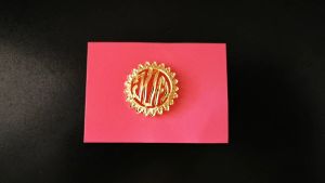 เข็มติดหน้า ชนิดไม่เคลือบ กทม. เทศบาล ( ท. ) อบต. อบจ. แกะมือ เขาเข็มกลัด