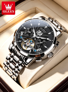 OLEVS | Automatic Hollow Waterproof Mens Watch