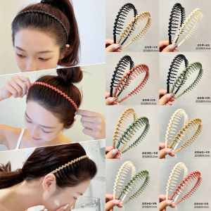 Womens Hairband Face Washing Special Toothed Hair Clip Anti-slip Headband Summer Beauty Tool Sweet Style Fresh Outfit
