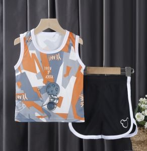 ชุดเสื้อกล้ามเด็ก พร้อมส่ง ชุดเด็ก ชุดกีฬาเด็ก เสื้อผ้าเด็ก พร้อมส่ง