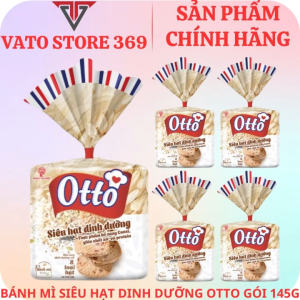 Bánh mì siêu hạt dinh dưỡng OTTO túi 145g