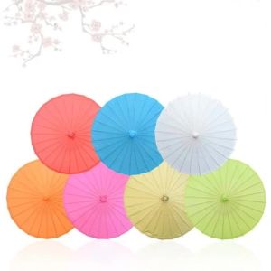 1pc Diameter 20-60cm Handmade Colored Paper Umbrella Wedding Decoration Children Painting Umbrella Kindergarten Hand DIY Crafts