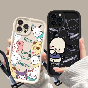 Cute Girl Friendly Silicone Phone Case for Samsung A50 A72 A20 Cartoon Pachat Dog And Cinnamon Dog Design Protective Cover