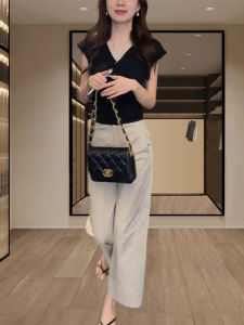 Shalldoer | ชุดสองชิ้นสไตล์เกาหลีสำหรับผู้หญิง แขนสั้น ทรงหลวม กระโปรงสั้นเอวสูง ชุดทำงานฤดูร้อน 2025 ชุดทำงานลำลอง