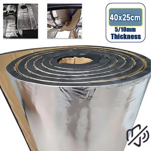 【WOKEN】5/10mm Thickness Sound Deadener Heat Insulation Mat Car Sound Proofing Deadening Insulation Car Hood Insulation Car Accessories Interior