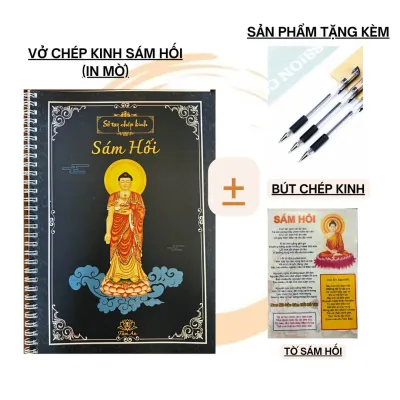 Sách - Vở chép kinh Sám Hối (tặng bút + tờ sám hối)