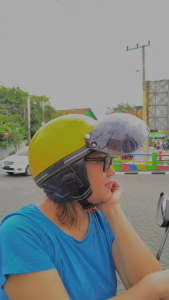 Helm Retro Chips Helm Club Cat Glossy PREMIUM Remaja Dewasa Kaca Cembung - Free Packing