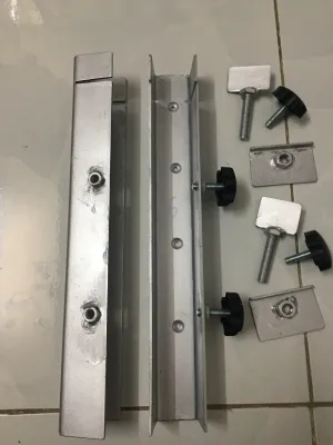 Bộ ray u và phụ kiện cửa chống ngập cao 30 cm . Lh tư vấn 0839698880
